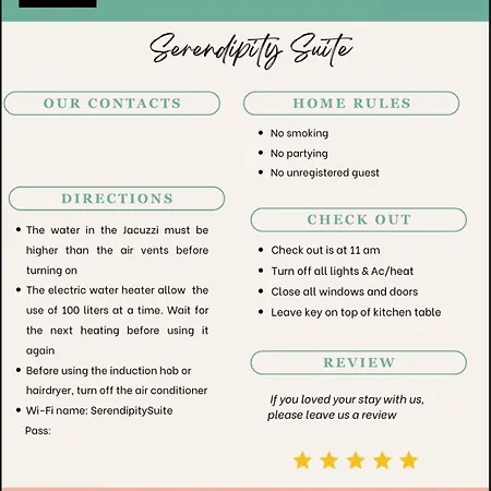 Jacuzzi Center - Serendipity Apartment
